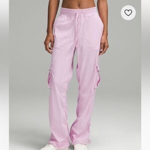 mid rise relaxed fit dance studio cargo